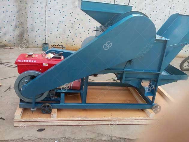 castor bean shell cracking machine