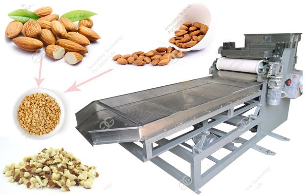almond chopping cutting machine with factory price