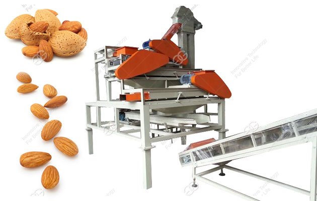 three stage almond cracking machine