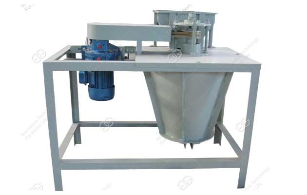 almond hulling machine