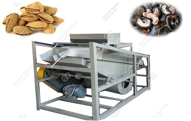 shell and kernel separating machine for almonds