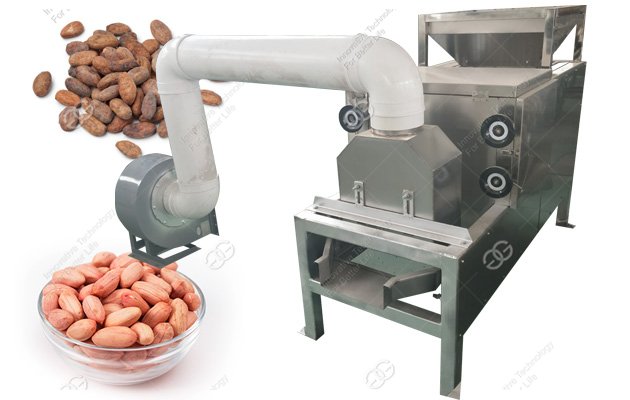 cocoa bean peeler machine
