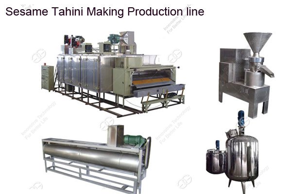 sesame tahini making machine