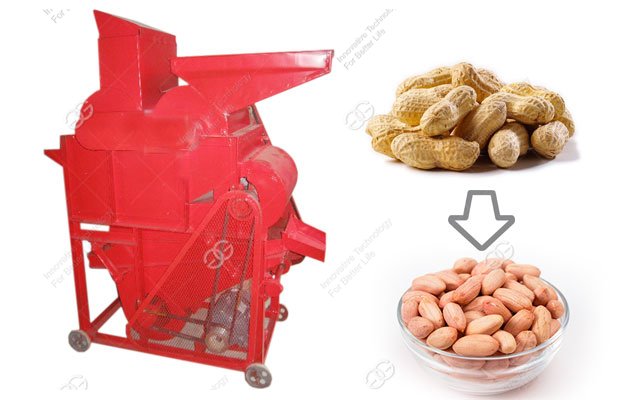 how do peanut shelling machines work